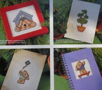 35 Garden Teds and Motifs ~ Cross Stitch Charts