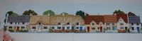 A Row of Seven Country Cottages ~ Cross Stitch Chart
