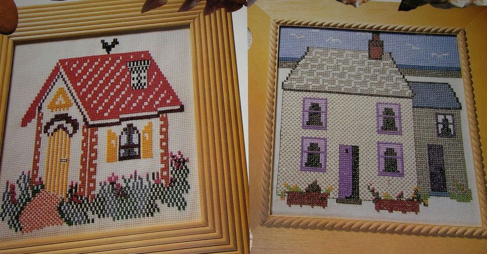 Country Cottage & House by the Sea ~ Cross Stitch Charts