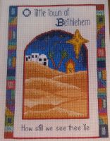 O Little Town of Bethlehem ~ Cross Stitch Chart