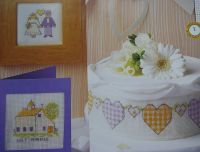 Rustic Country Wedding Cards & Cakeband ~ Cross Stitch Charts
