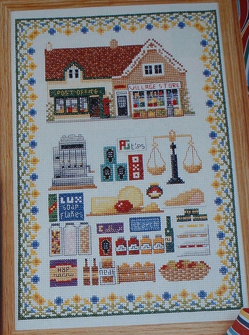 Village Store Sampler ~ Cross Stitch Chart