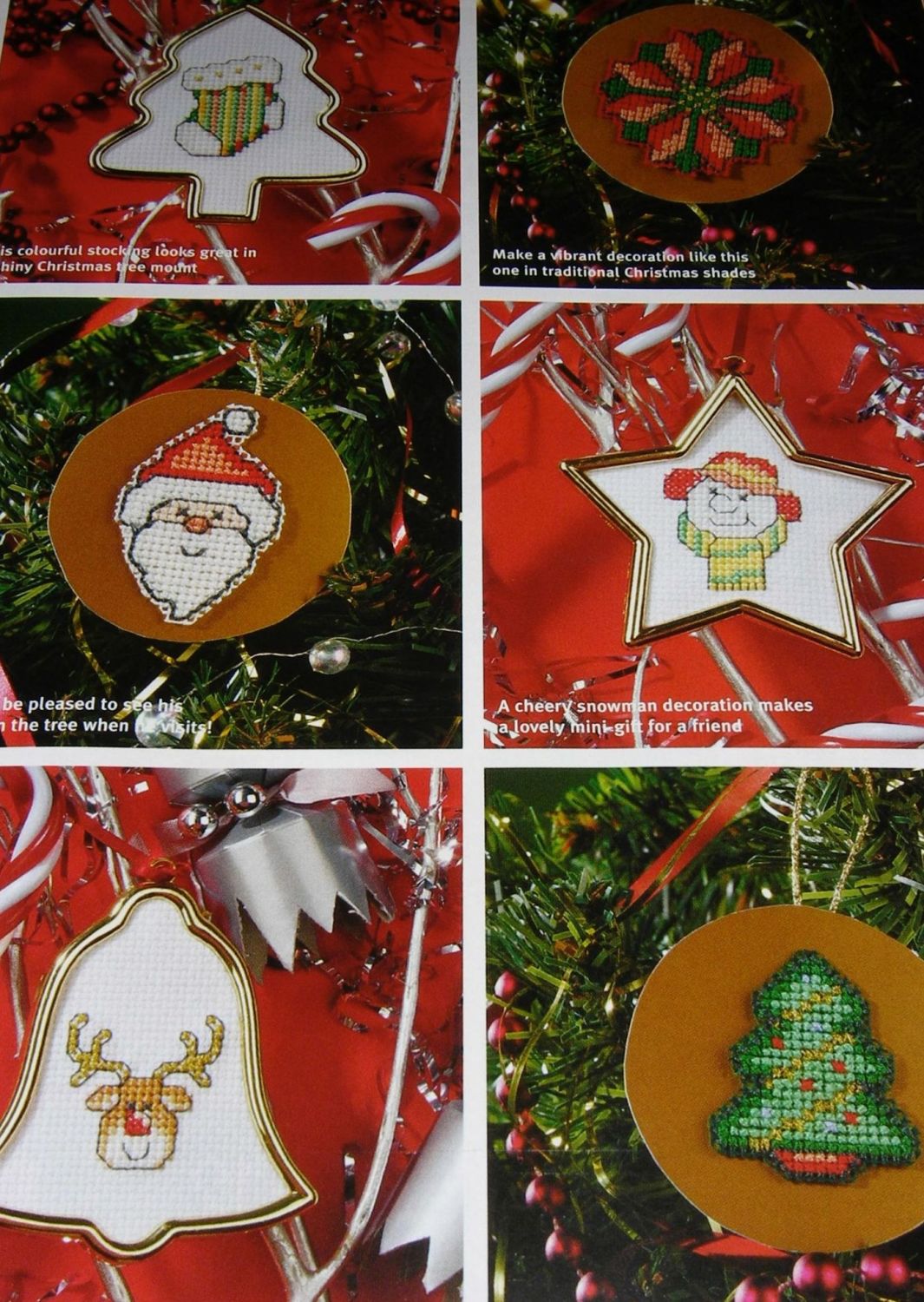 30 Christmas Motifs for Cards, Decorations, Gifts ~ Cross Stitch Charts