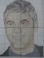 George Clooney: Hollywood Actor ~ Cross Stitch Chart