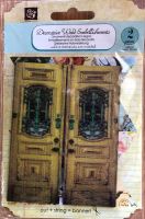 Prima ~ Decorative Wood Embellishments: Wooden Doors 560690