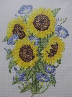 Sunflowers ~ Cross Stitch Chart