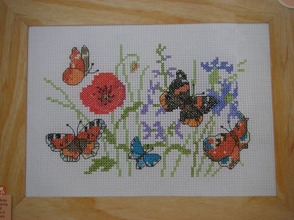 Butterflies & Wildflowers ~ Cross Stitch Chart