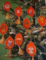 Christmas Tree Decorations ~ Nine Cross Stitch Charts