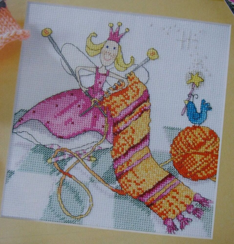 Felicity Wishes: Knitting Fairy ~ Cross Stitch Chart