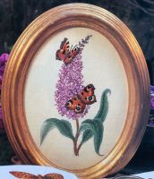 Buddleia and Butterflies ~ Embroidery Pattern