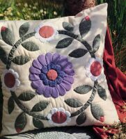 Floral Applique Cushion ~ Sewing Pattern