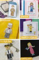 24 Career Themed Characters ~ Cross Stitch Charts