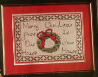 From Our House to Your House ~ Cross Stitch Chart
