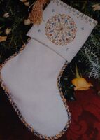 Beaded Cuff Christmas Stocking ~ Beadwork & Sewing Pattern