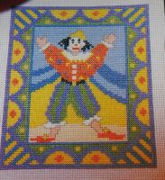 Circus Clown ~ Cross Stitch Chart