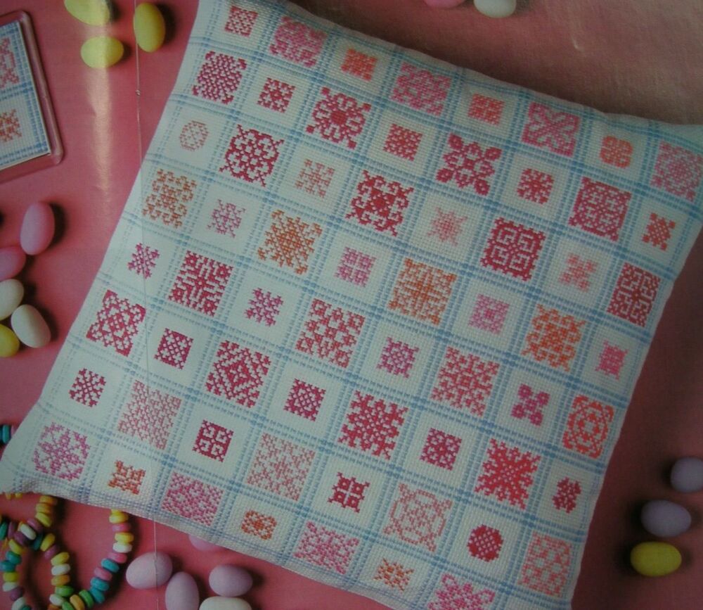 Pink Candy Cushion ~ Cross Stitch Chart