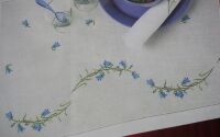 Bellflower Table Runner & Napkins ~ Cross stitch Charts