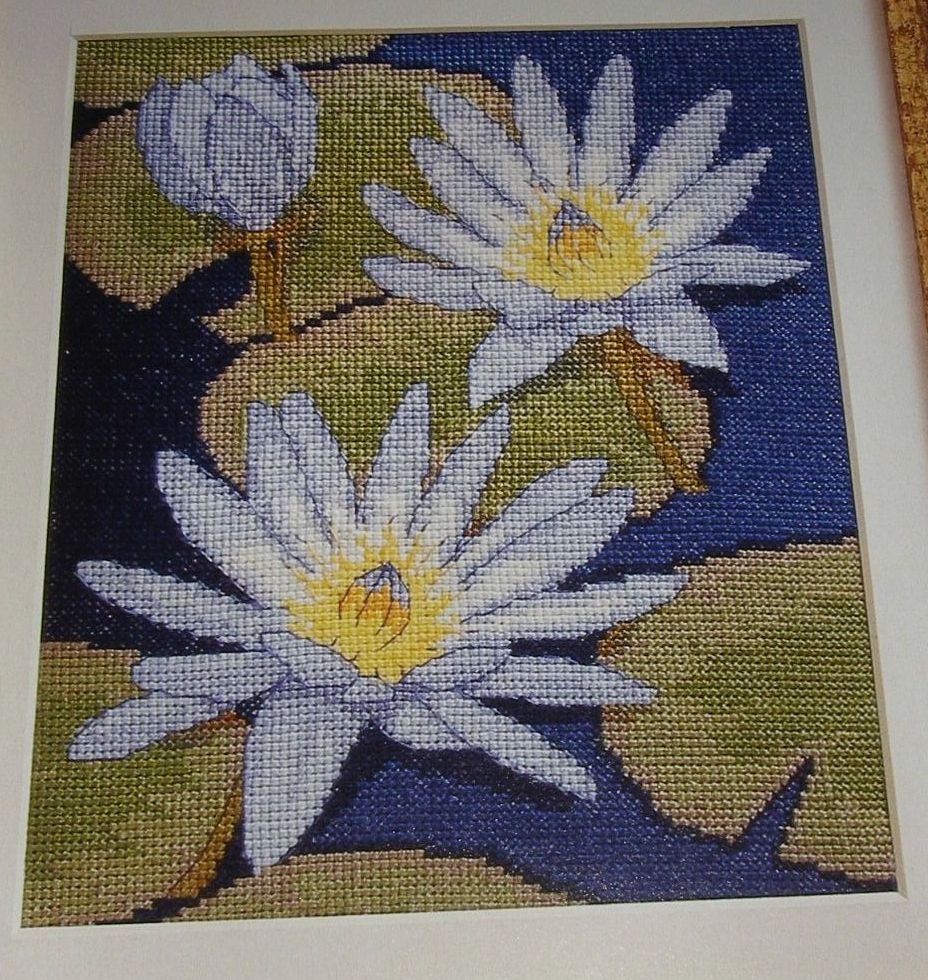 Waterlilies on a Pond ~ Cross Stitch Chart