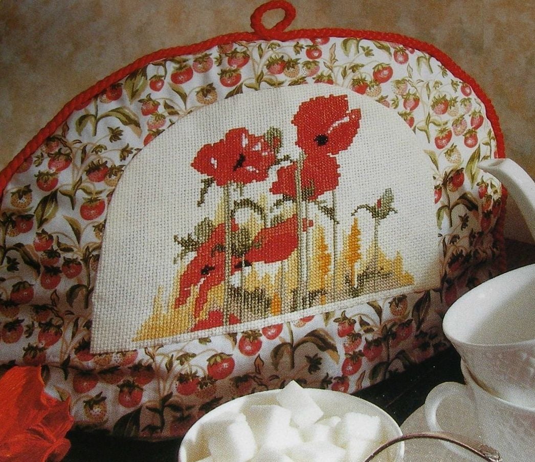 Poppies in the Cornfield ~ Cross Stitch Chart