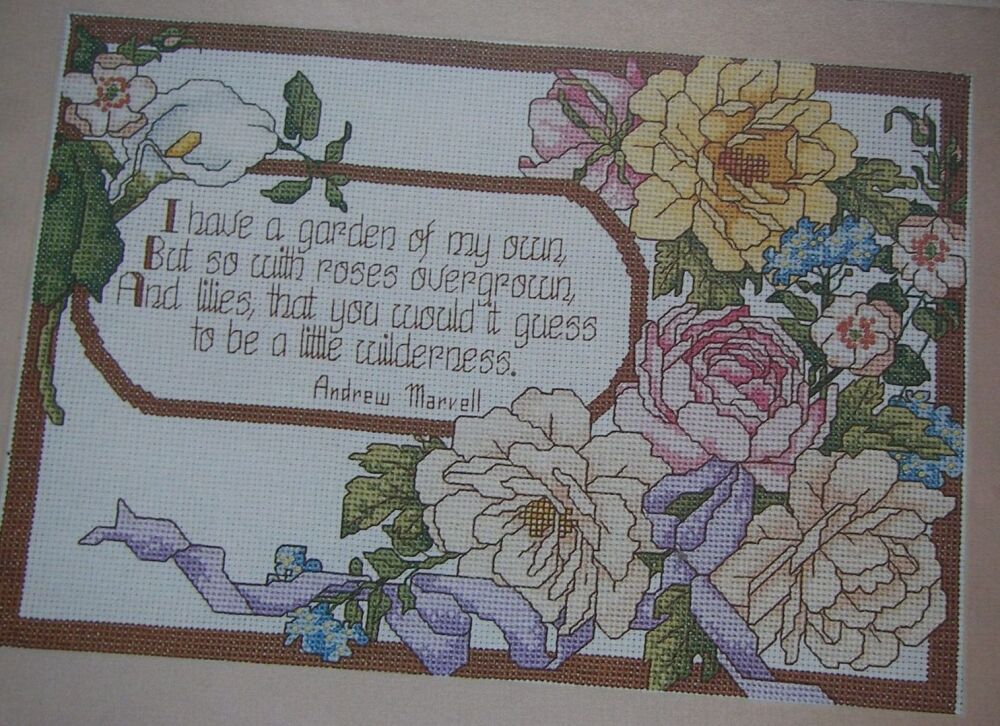 A Garden of My Own ~ Cross Stitch Chart