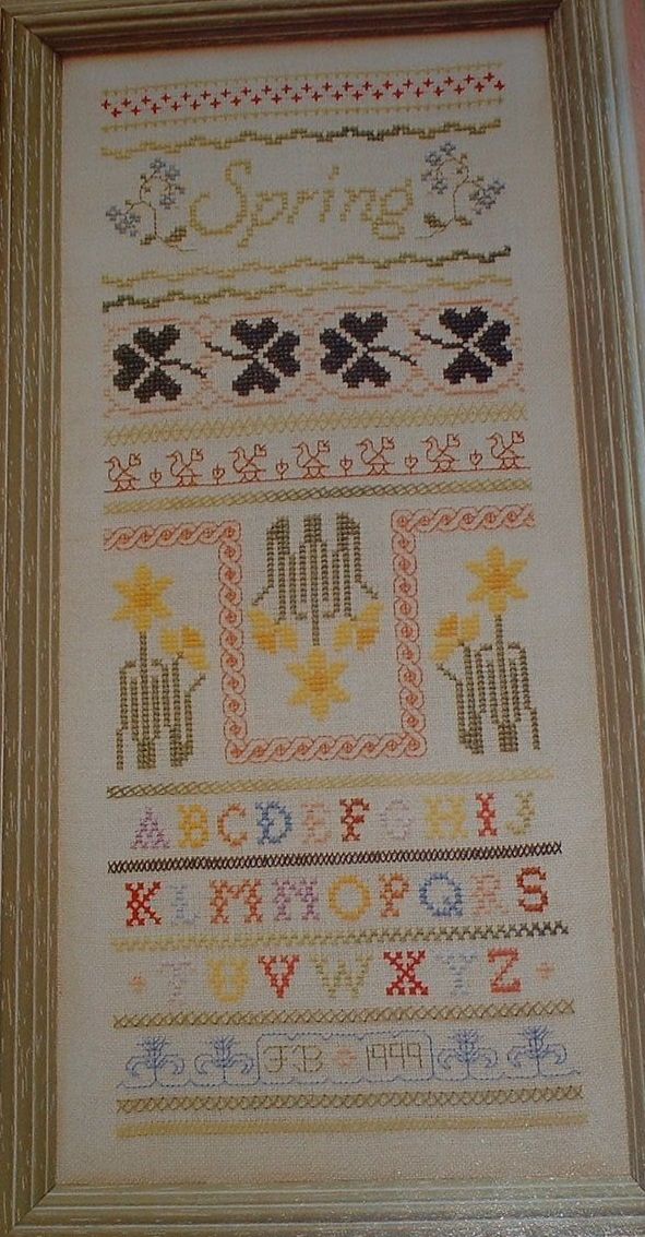 Spring Sampler ~ Cross Stitch Chart