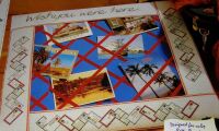 Wish you were here Postcard Board ~ Cross Stitch Chart