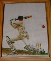 Thea Gouverneur: The Cricketer ~ Cross Stitch Chart