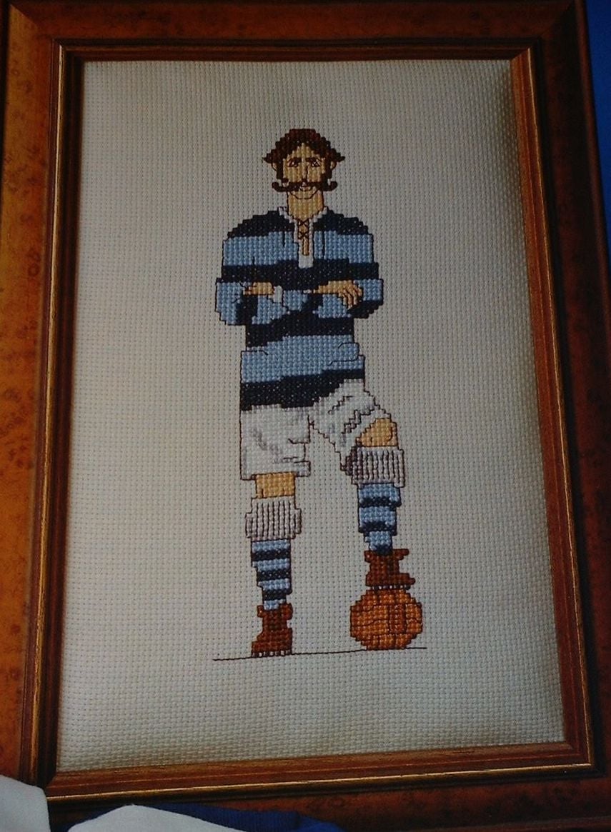 Footballer ~ Cross Stitch Chart