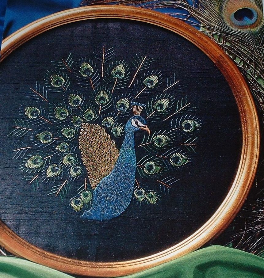 Stunning Peacock ~ Hand Embroidery Pattern