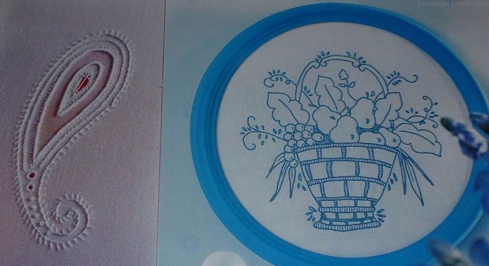 Delft Bluework & Paisley Whitework - 2 Embroidery Patterns