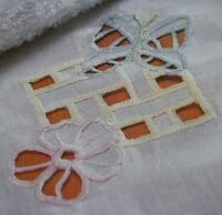 Cutwork Dressing Table Cloth ~ Cutwork Embroidery Pattern