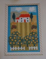 Orchard scene ~ Canvaswork Pattern