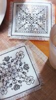 Simple Blackwork ~ Four Blackwork Embroidery Patterns