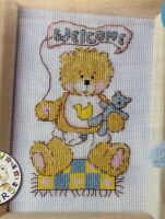 Busy Bear: Welcome Baby Bear ~ Cross Stitch Chart