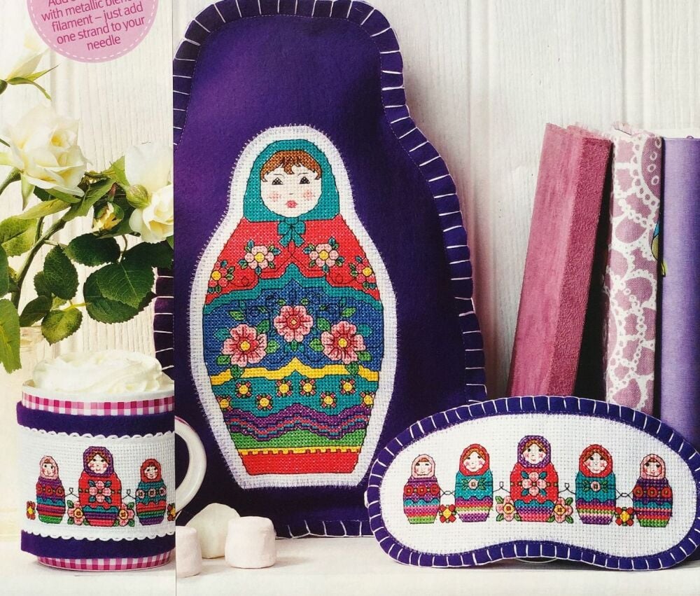 Russian Dolls ~ Three Cross Stitch Charts