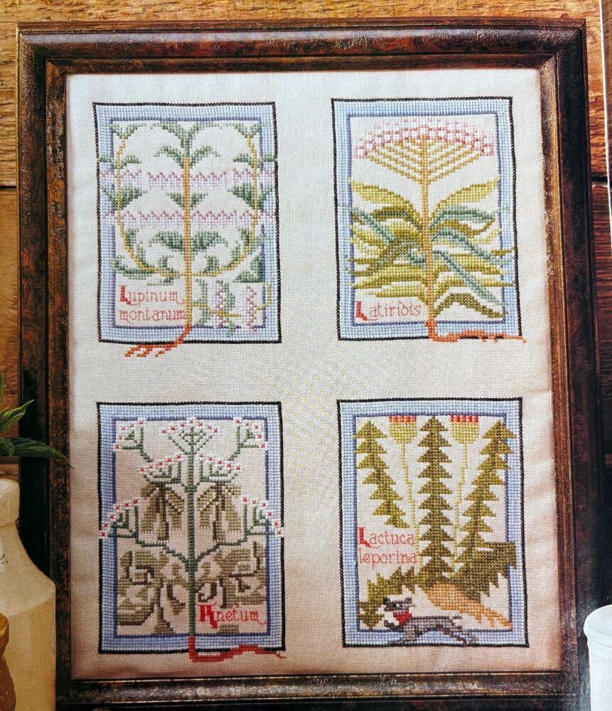 12th Century Herb Garden Sampler ~ Cross Stitch Chart