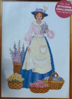 Edwardian Flower Girl ~ Cross Stitch Chart