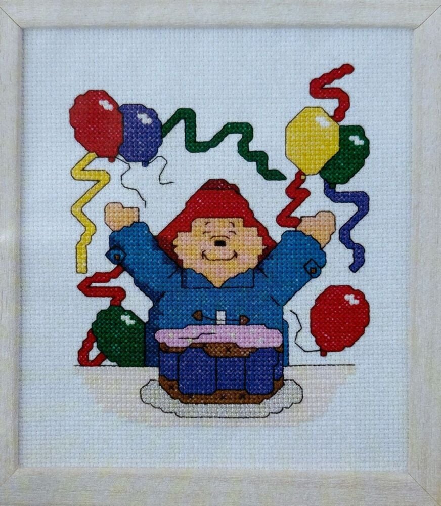 Paddington Bear Celebrates ~ Cross Stitch Chart