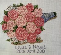 Wedding Bouquet ~ Cross Stitch Chart