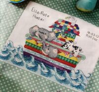 Noah's Ark Birth Sampler ~ Cross Stitch Chart