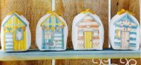 Summer Beach Huts ~ Four Cross Stitch Charts