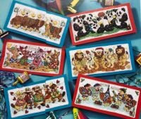 Party Animals ~ Four Cross Stitch Charts