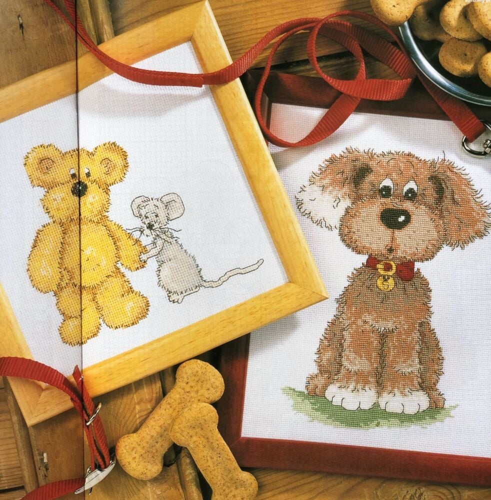 Snatch the Dog & Friends ~ Two Cross Stitch Charts