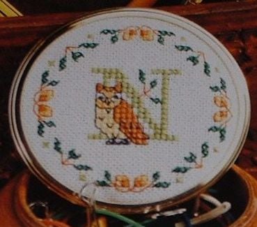 Owl ABC Alphabet ~ 26 Cross Stitch Charts