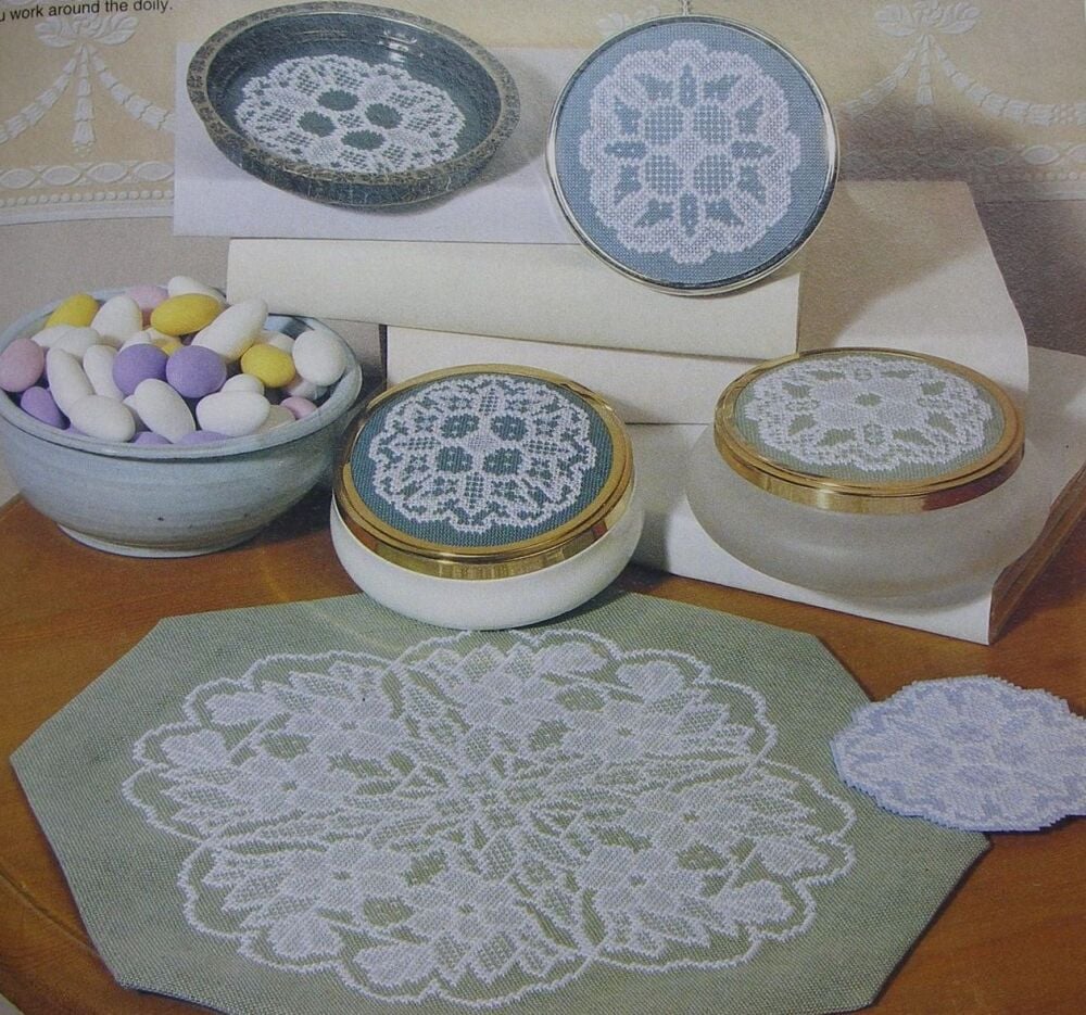 Lace Doilies ~ Seven Cross Stitch Charts