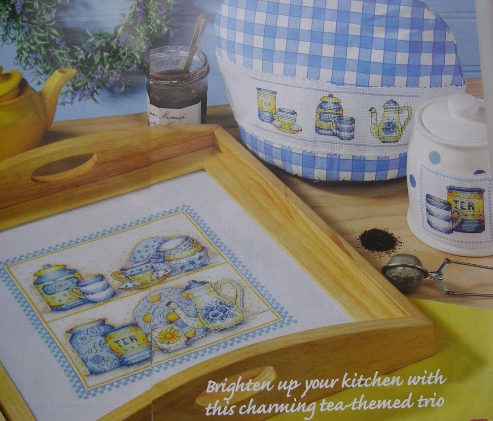 Coffee, Tea & Cookies ~ Three Cross Stitch Charts