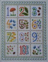 1 to 10 Nature Sampler ~ Cross Stitch Chart