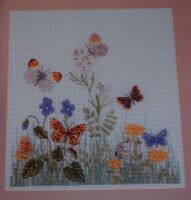 Early Summer Butterflies in a meadow ~ Cross Stitch Chart