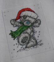 Tatty Teddy Dressed as Santa ~ Cross Stitch Chart