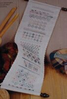 Caron Wildflowers Bellpull ~ Blackwork Embroidery Pattern